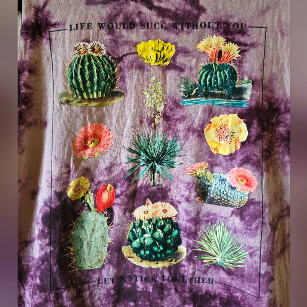 Cacti succulent cute tie dye Dravus tank top